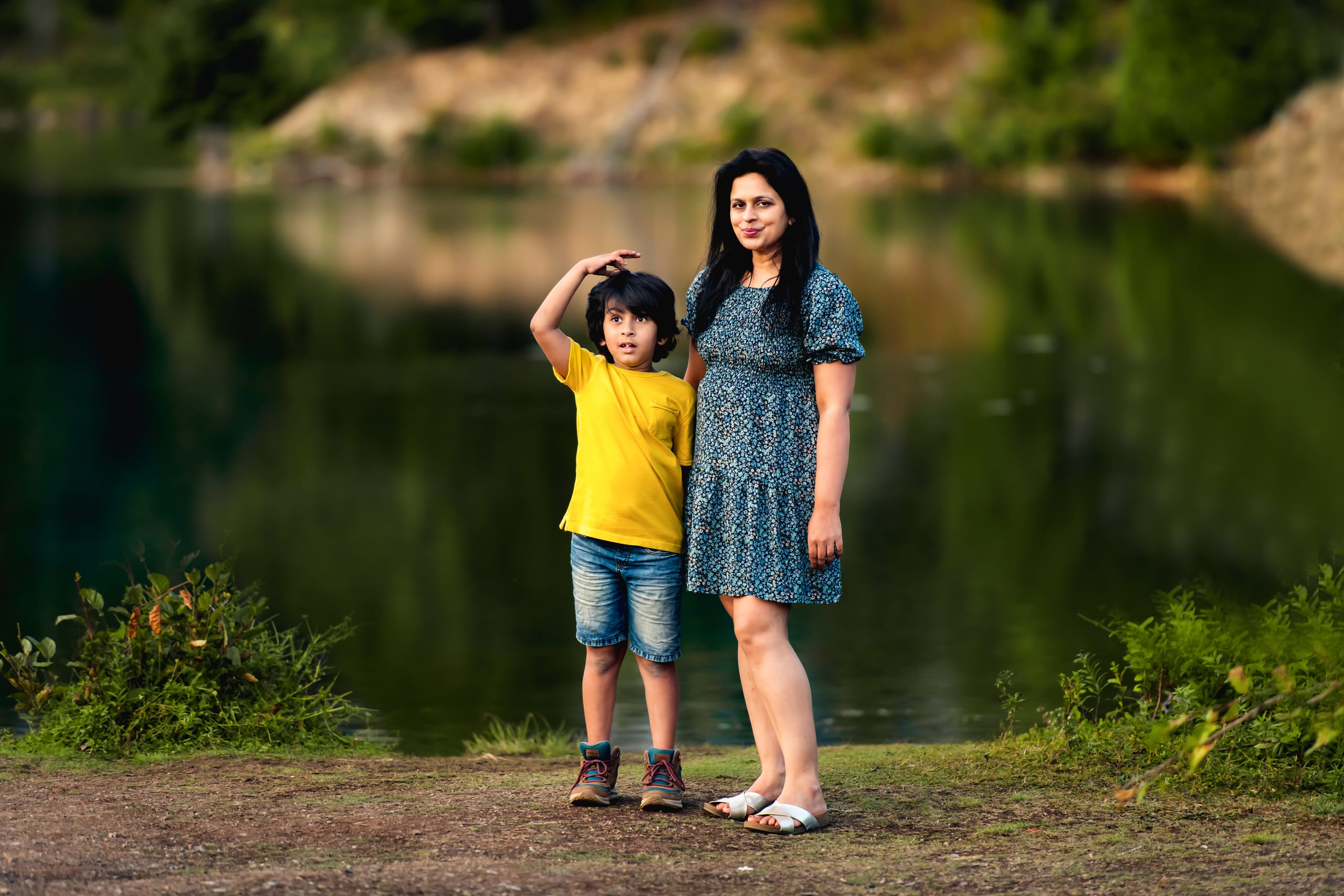 Loving family portrait session