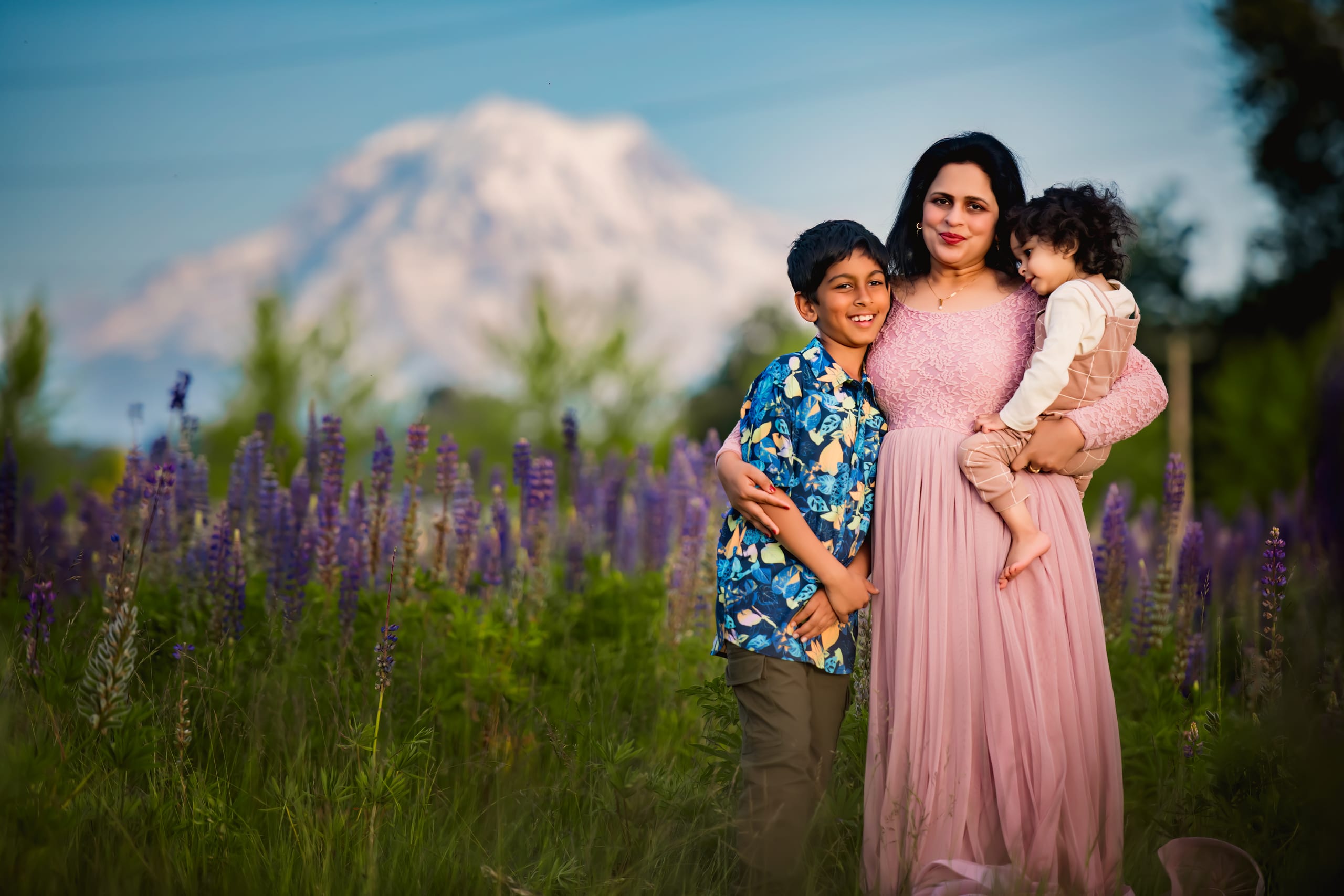 Joyful family moment captured naturally