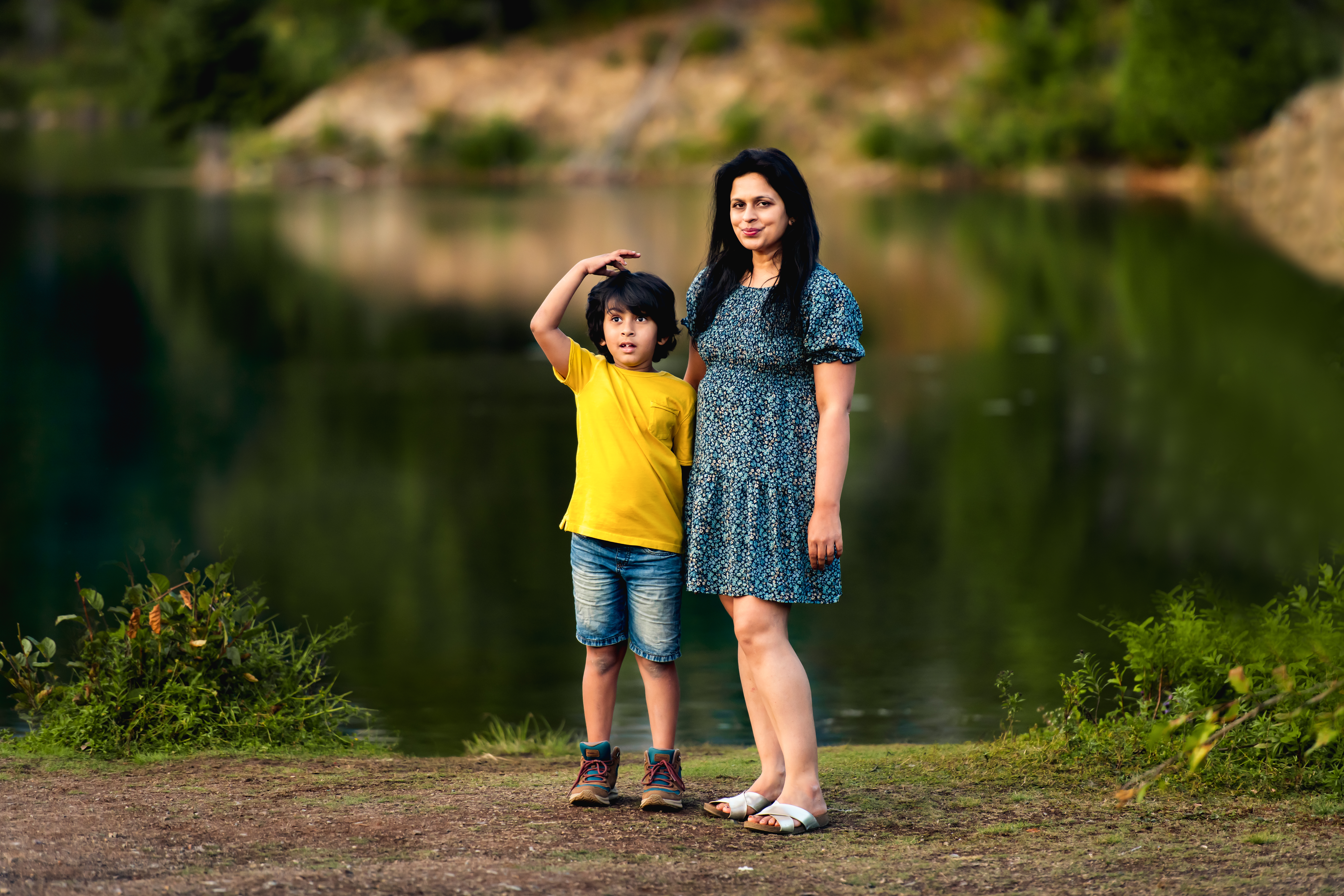 Loving family portrait session