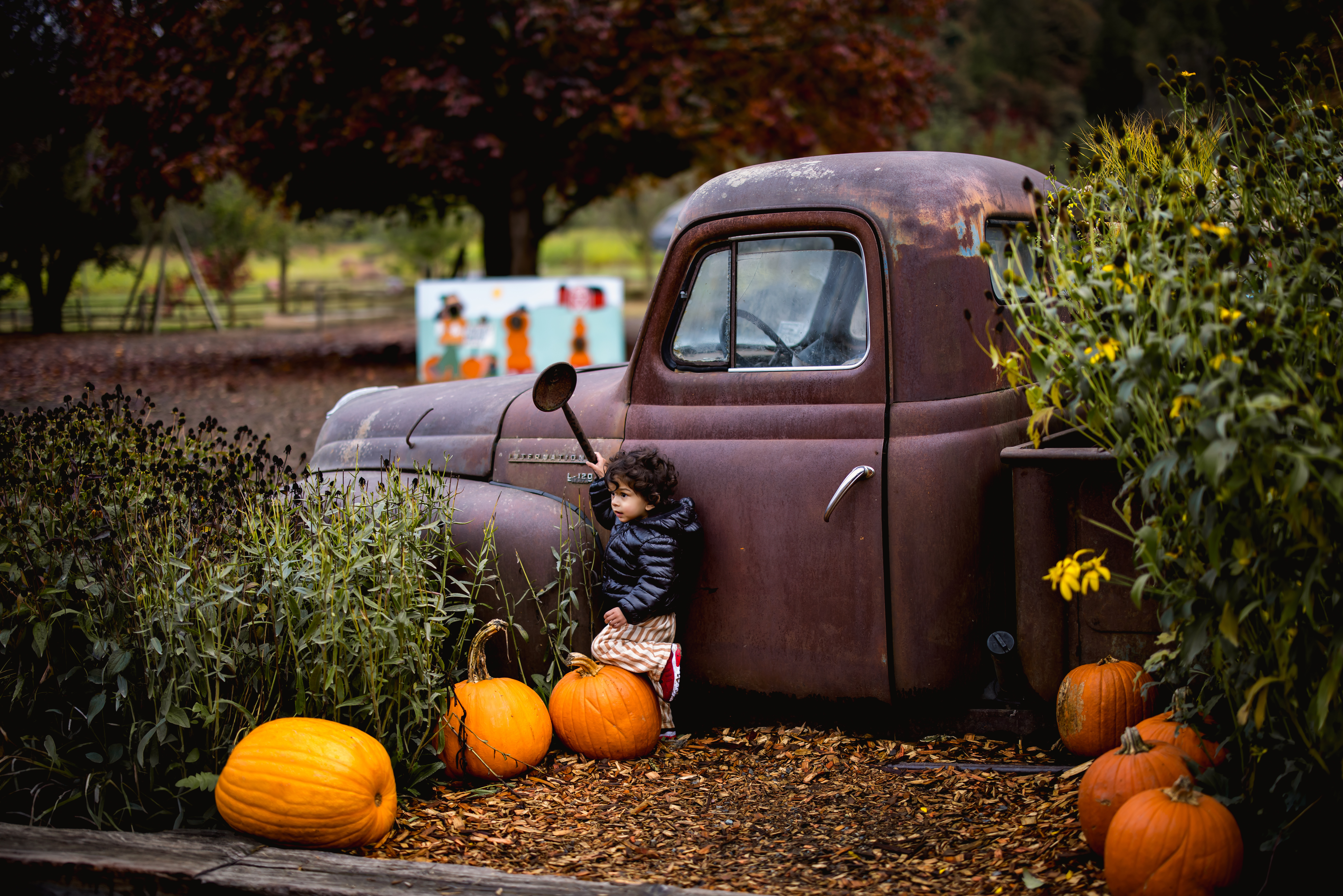 Sweet children's portrait with genuine smile